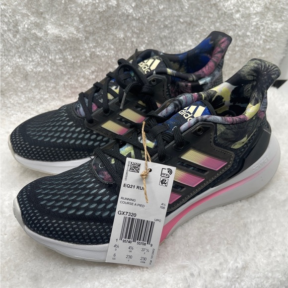 Adidas EQ21 Running Womens Size 6 Athletic Shoes GX7320 - Picture 3 of 4